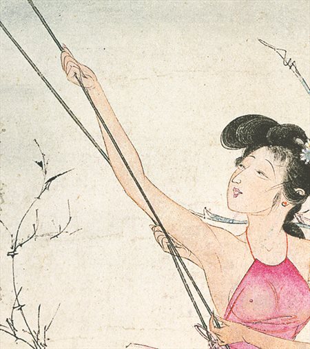 文山-胡也佛的仕女画和最知名的金瓶梅秘戏图